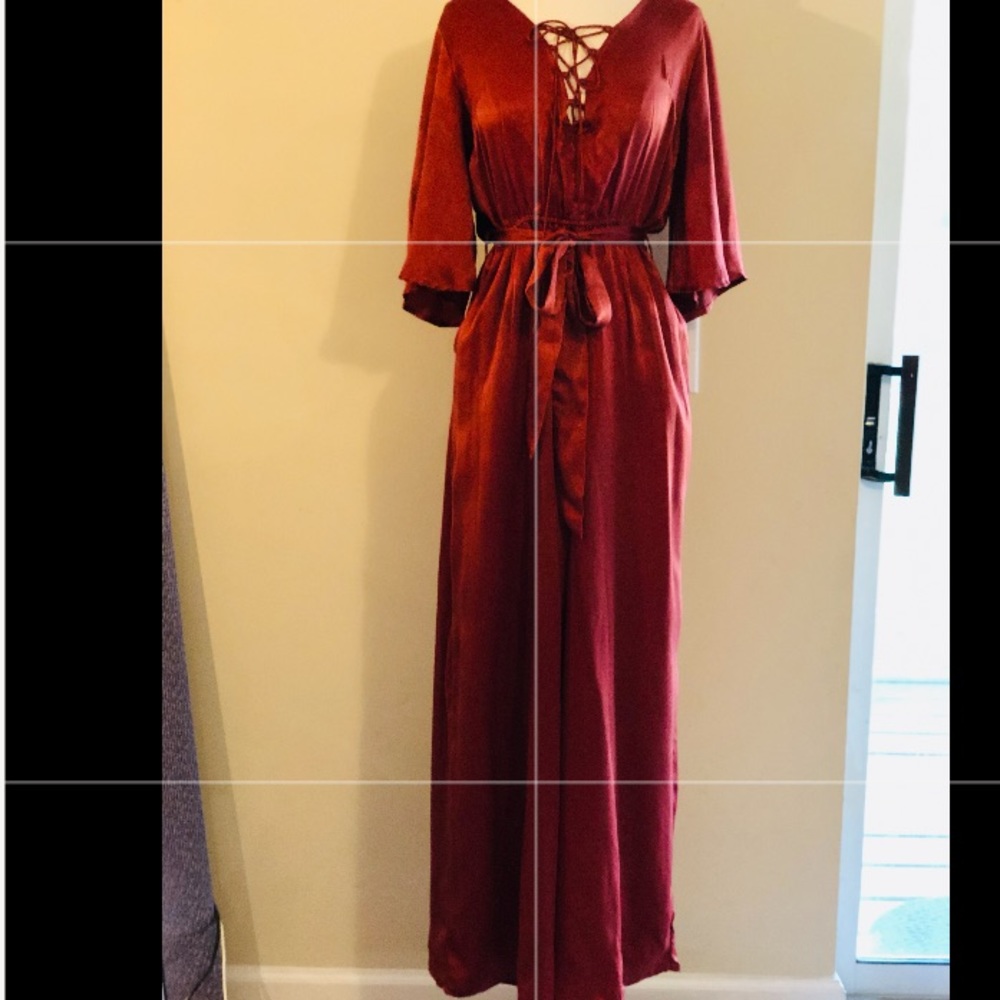 Burnt Orange Jumpsuit